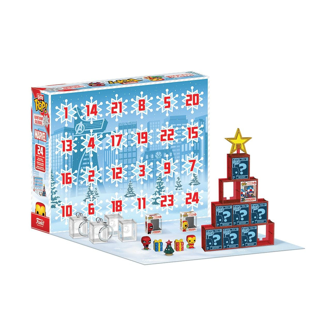 Funko Bitty Pop! Countdown Calendar: Marvel Comics Advent Calendar - 24 Mini Figures
