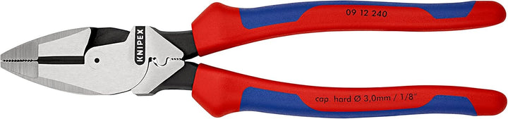 KNIPEX - Lineman's Pliers 240 mm (09 12 240) High-Performance Hand Tool