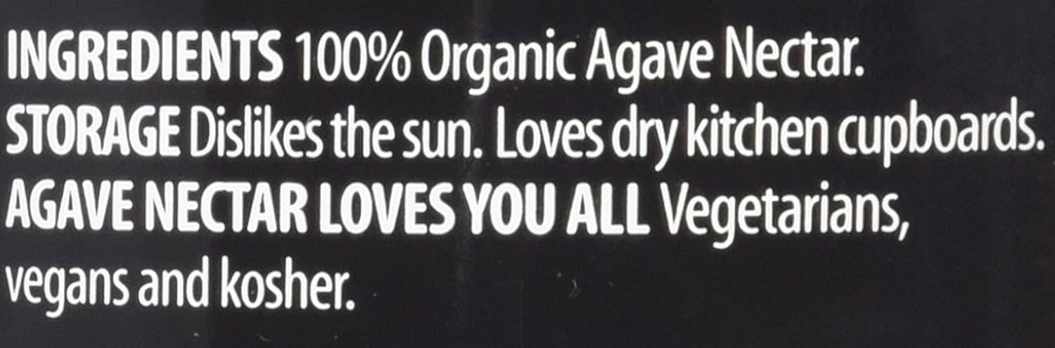 The Groovy Food Company Organic Light Amber & Mild Agave Nectar, 250 ml 3