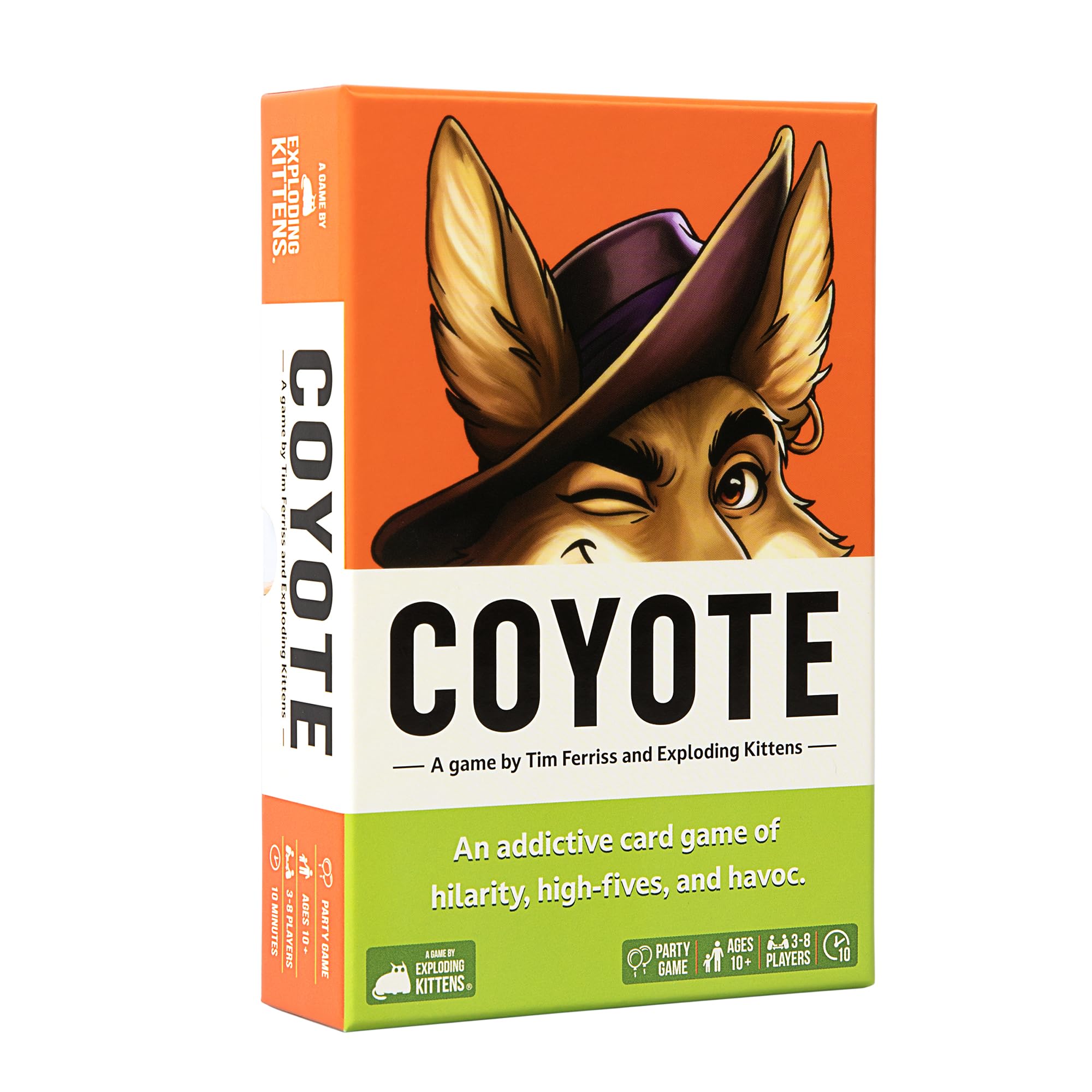 Exploding Kittens Coyote by Tim Ferriss Challenge Card Game | Cardstock | Ages 10+ 1
