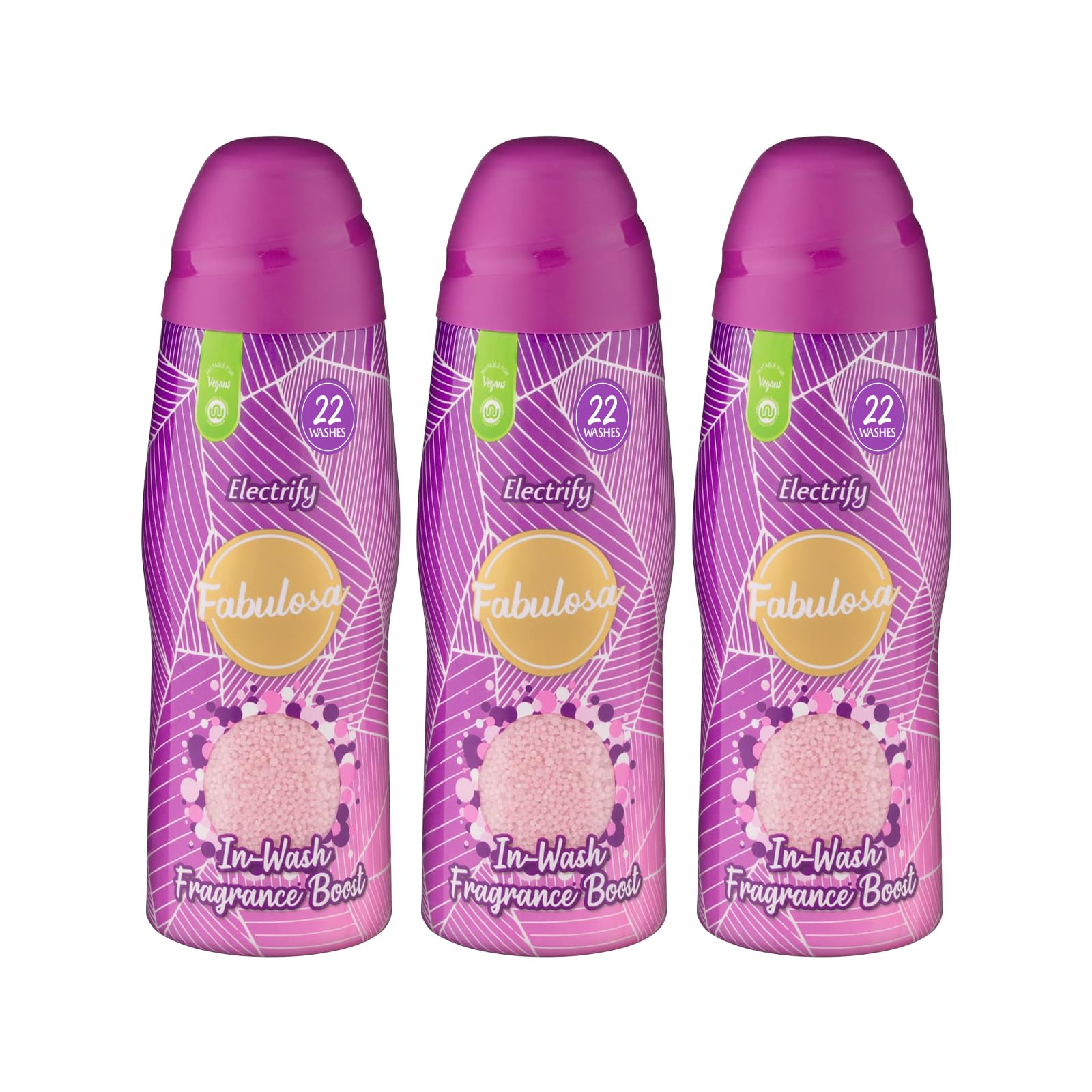 Fabulosa In-Wash Laundry Fragrance Boost Scent Booster Beads Electrify Scent 3 x 400g 1