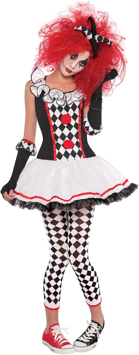 AMSCAN Harlequin Honey Jester Costume - Women's Size 8-10 1