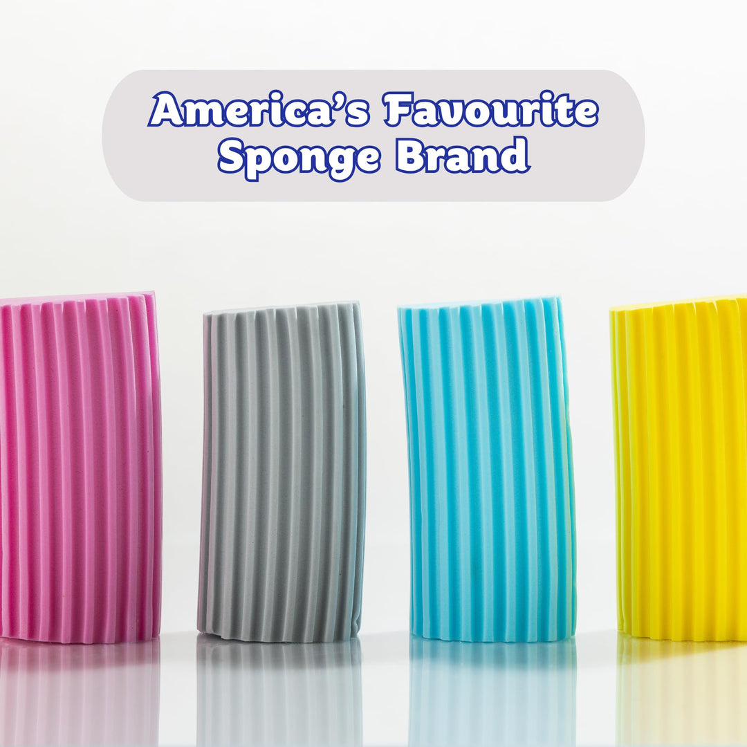 Scrub Daddy Damp Duster - Multipurpose Cleaning Sponge for Blinds, Radiators & Skirting Boards