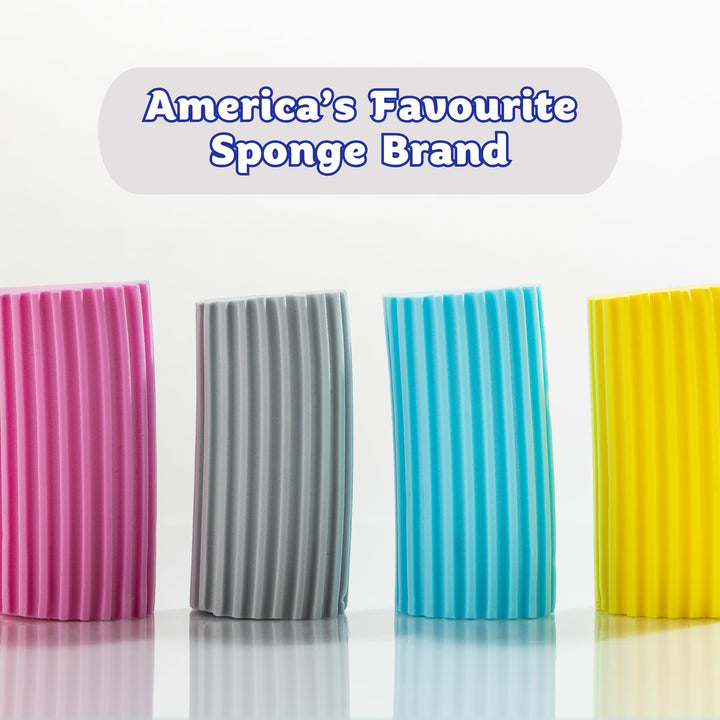 Scrub Daddy Damp Duster - Multipurpose Cleaning Sponge for Blinds, Radiators & Skirting Boards