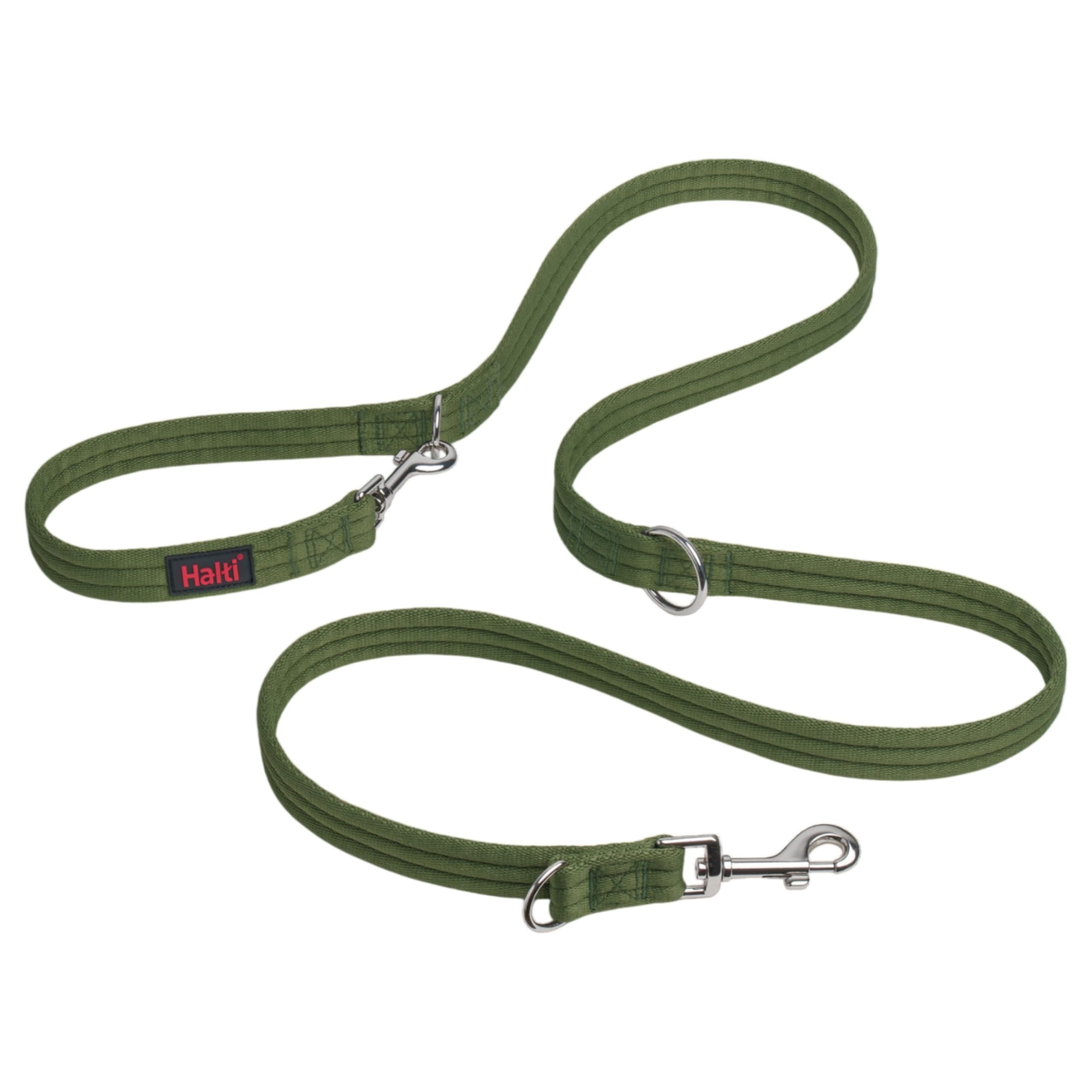 Halti Training Lead - 7 Versatile Uses | Durable Polyester Webbing | Size Large Forest Green 1