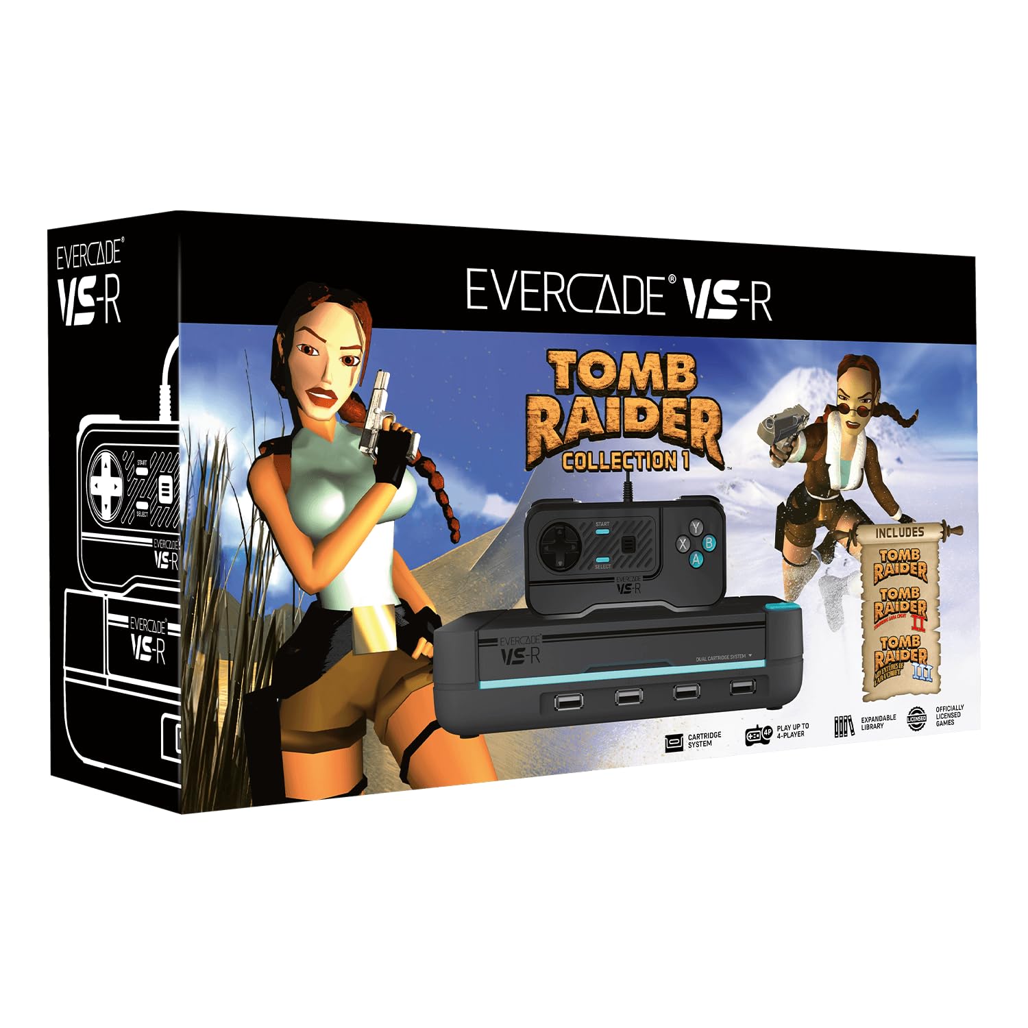 Tomb Raider Collection 1 - Evercade VS-R Console Bundle