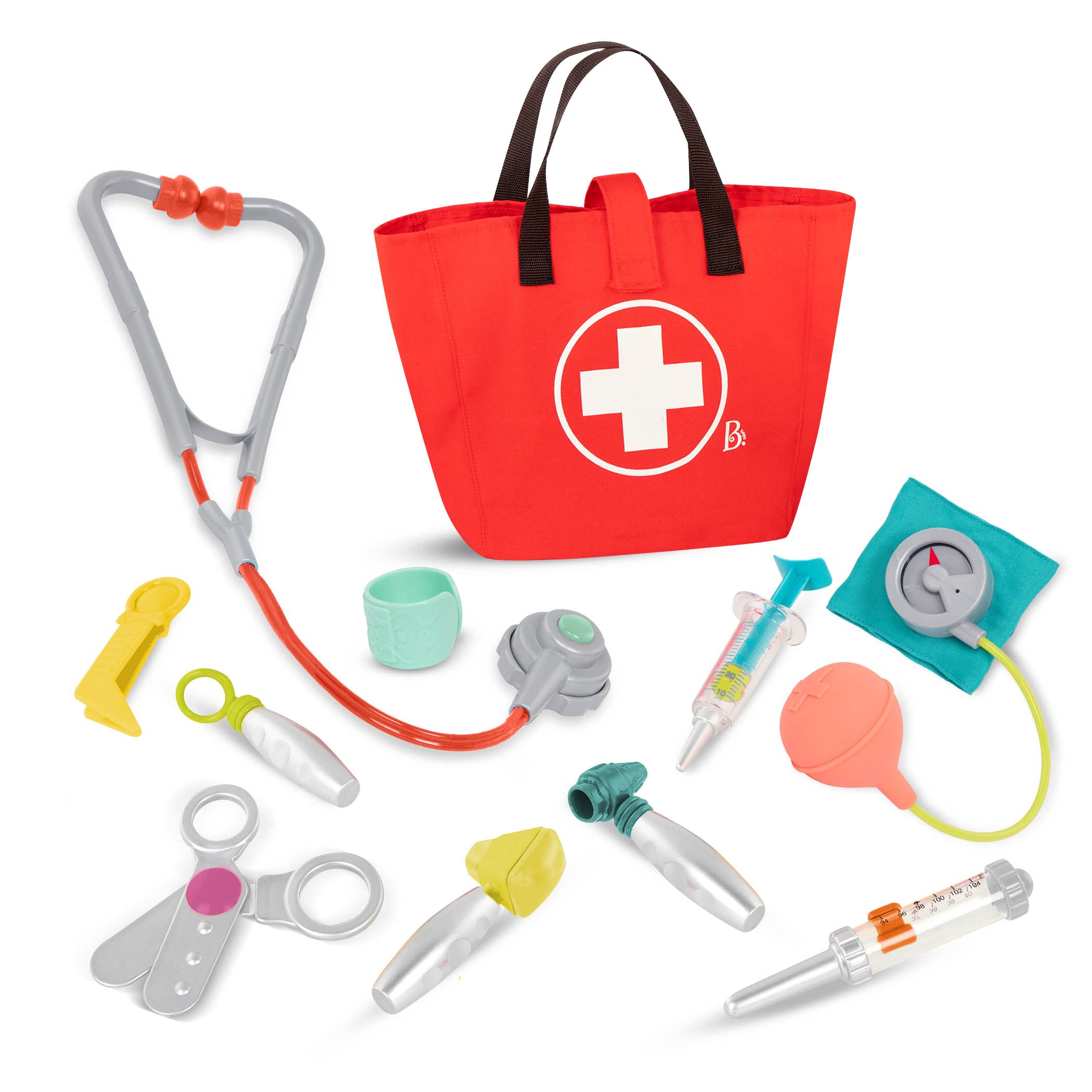 B. toys Mini Doctor Care Kit - Realistic Pretend Play Set for Toddlers & Kids 18m+ 1