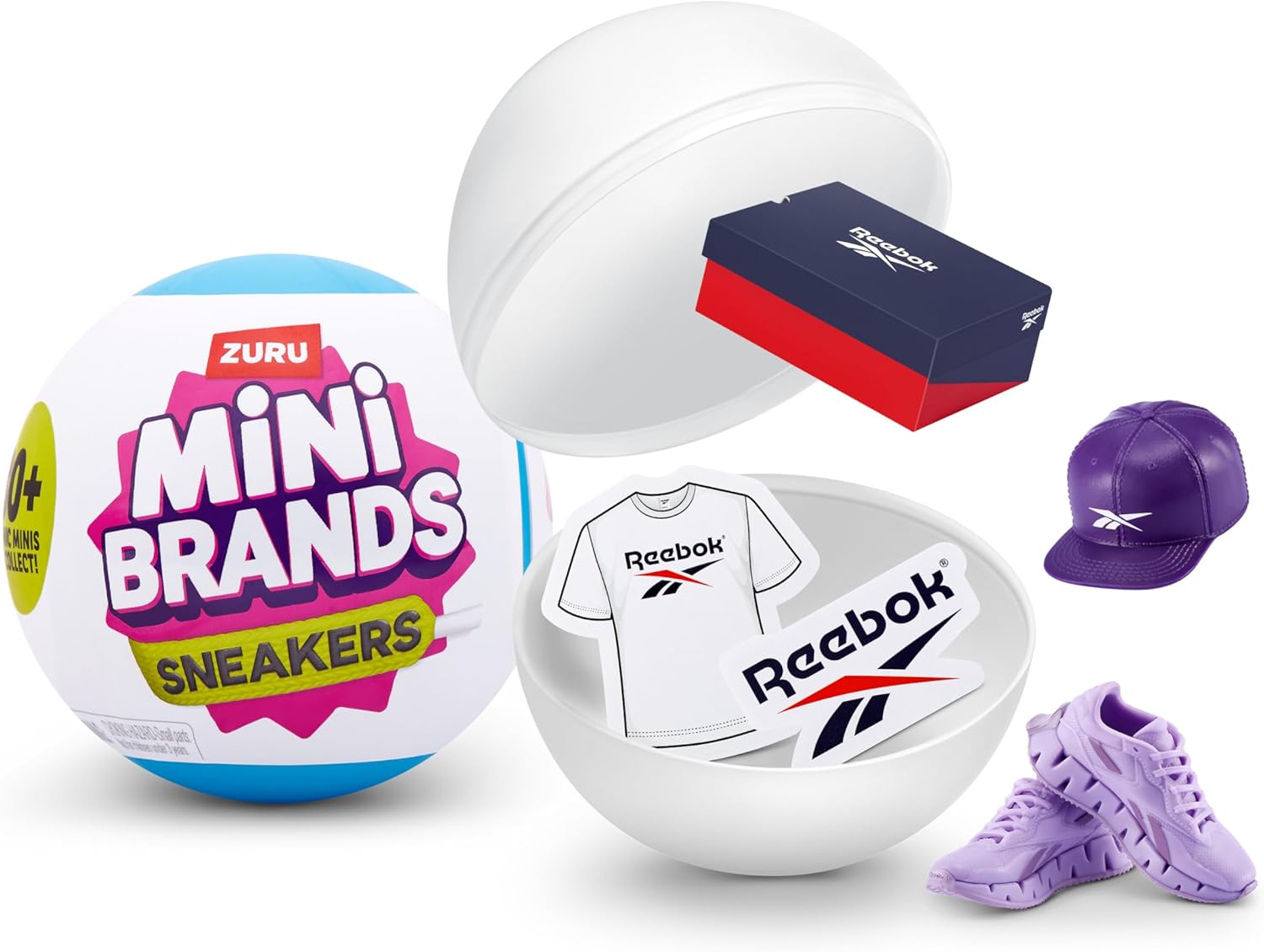Mini Brands Sneakers Single Capsule - Real Miniature Collectible Sneakers for Kids & Adults