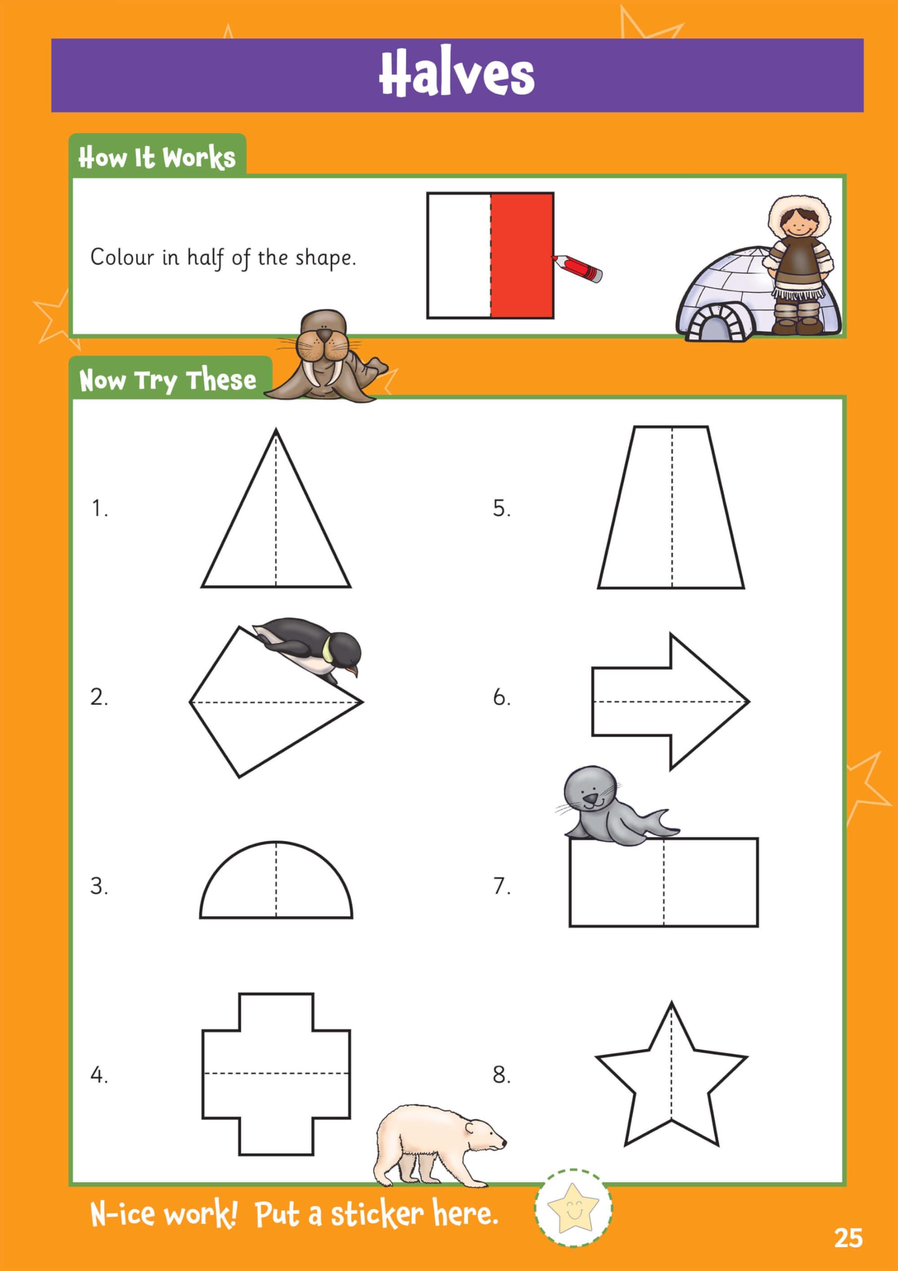 CGP 10 Minutes a Day Maths Activity Book for Ages 5-7 (KS1) with Reward Stickers 7