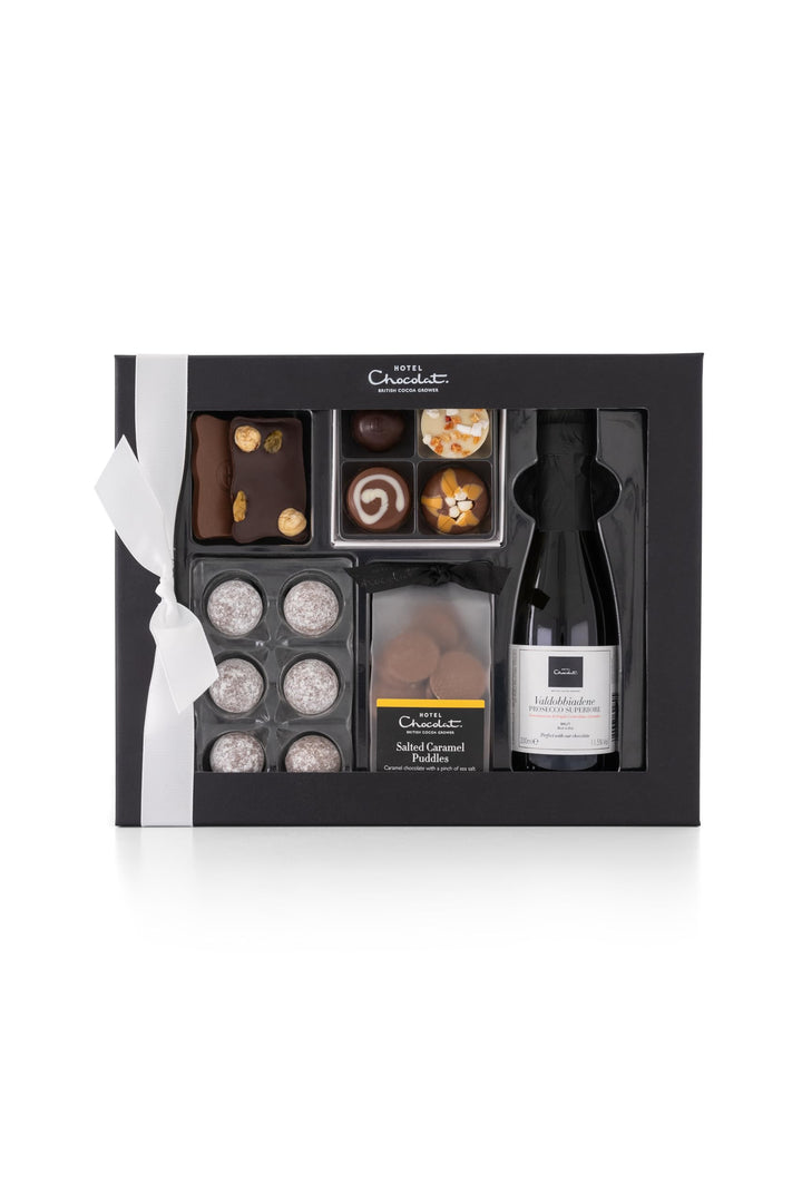 Hotel Chocolat The Chocolate & Fizz Collection - Chocolate and Prosecco Hamper, 540g