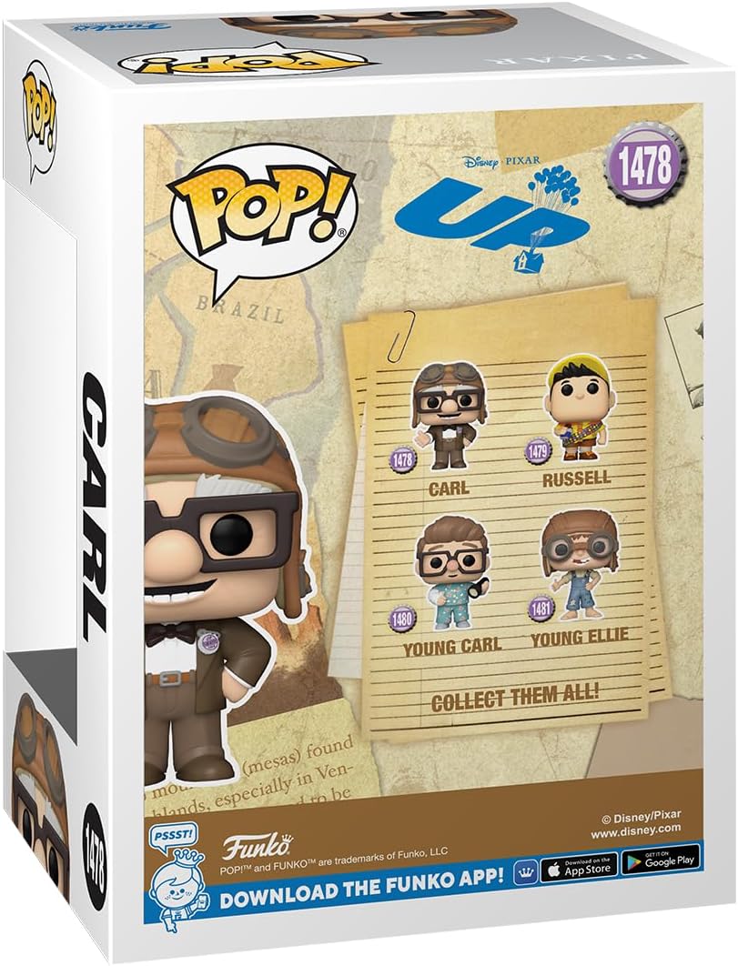 Funko Pop! Disney UP - Carl Fredricksen Vinyl Figure (80836)