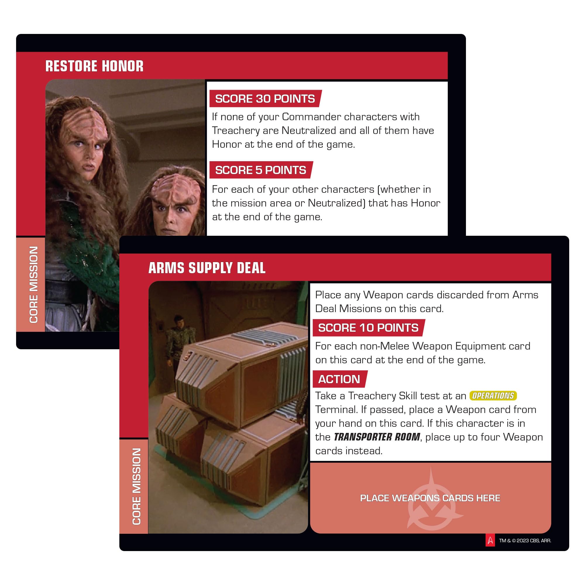 Gale Force Nine Star Trek: Away Missions House of Duras Expansion 4