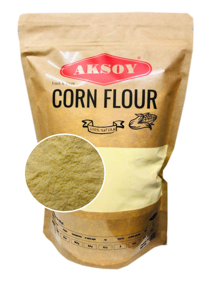 Aksoy Corn Flour 1.25KG - High Quality Resealable Pouch
