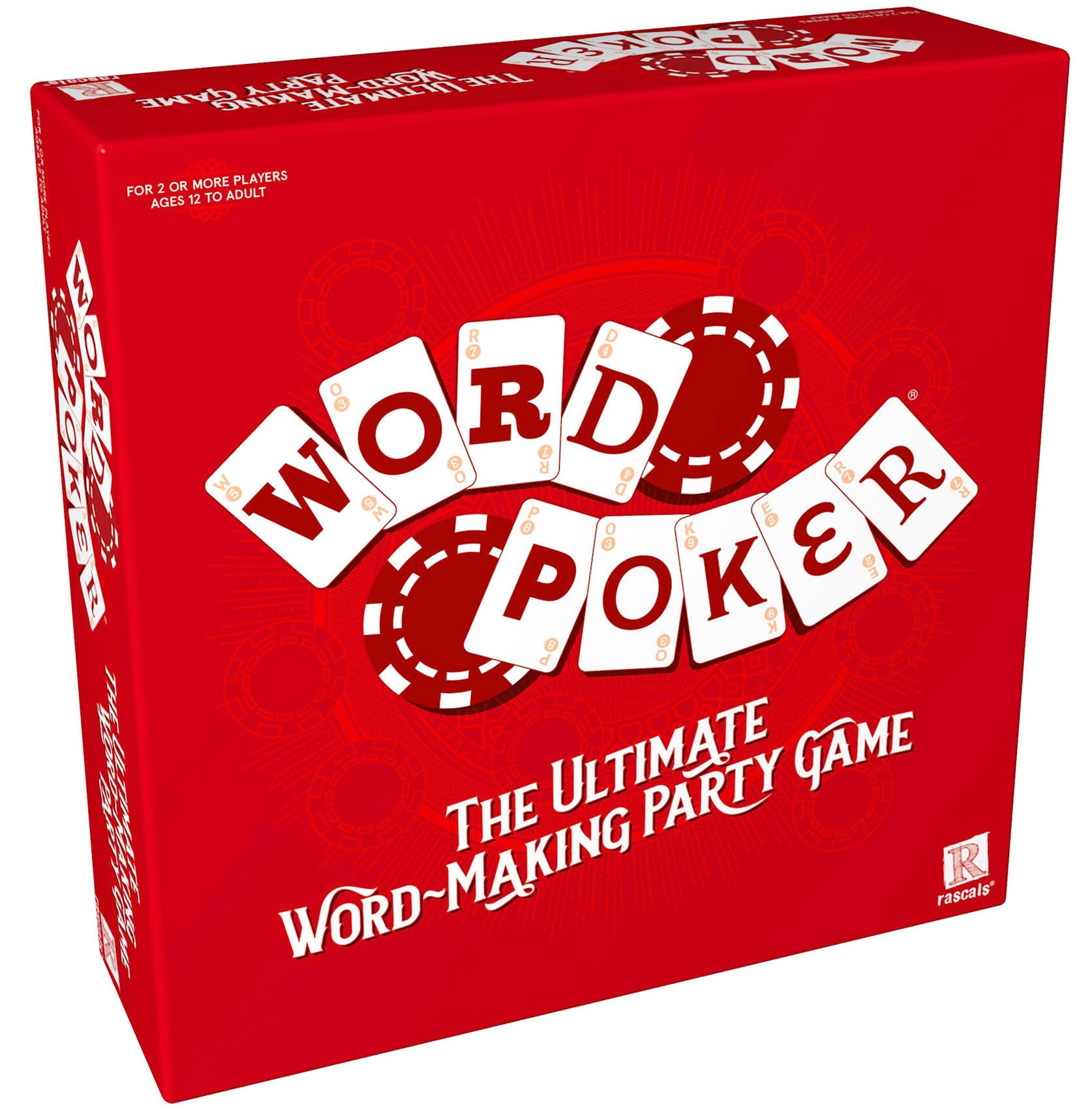Rascals Word Poker - Ultimate Word-Making Party Game | Unisex Adult | Multicoloured 1