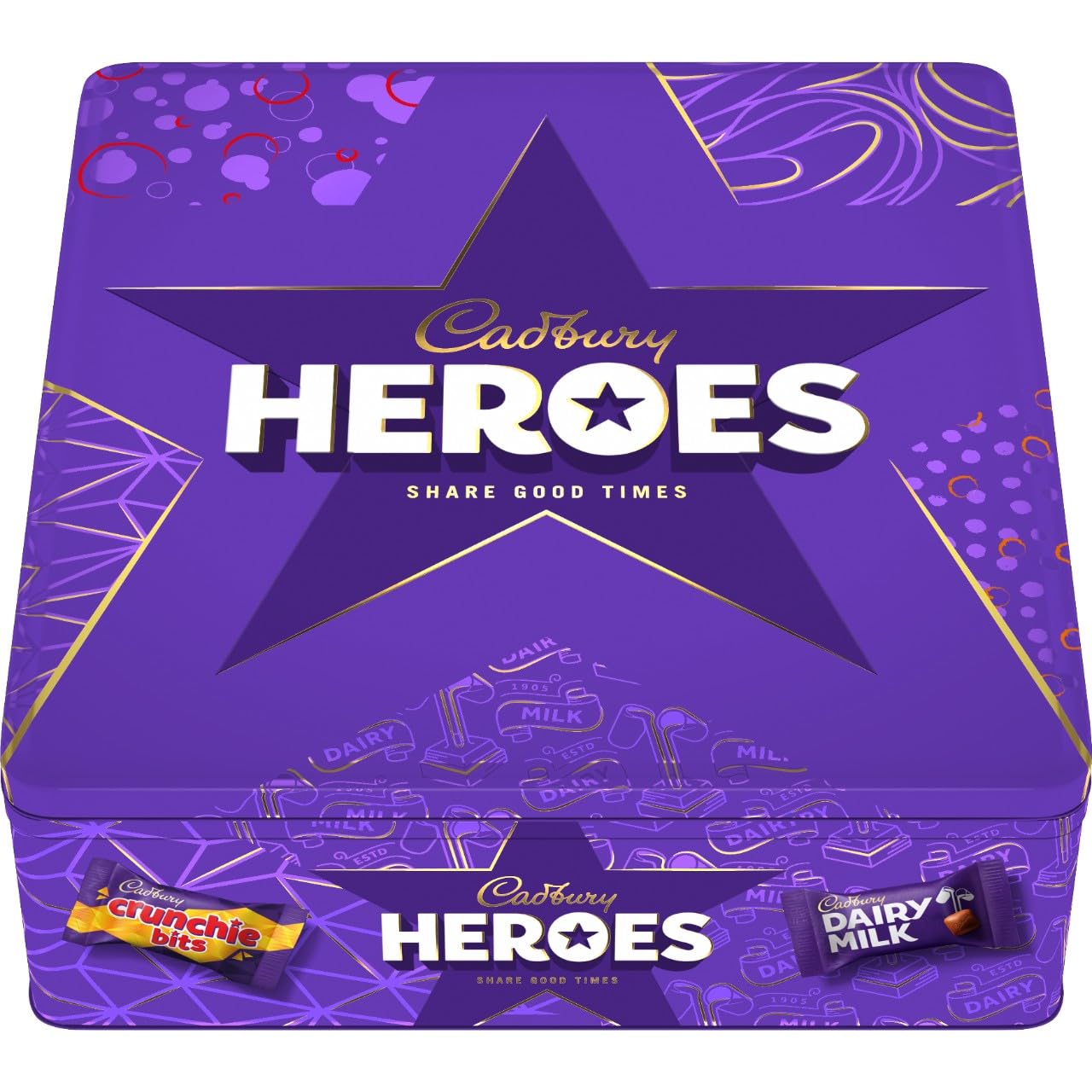 Cadbury Heroes Tin - Assorted Chocolate Favourites (700g)