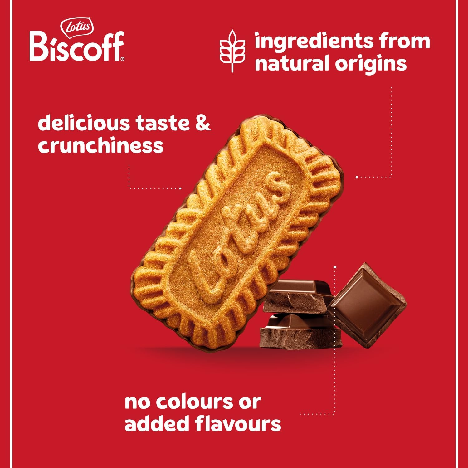 Biscoff Dark Chocolate Coated Caramelised Biscuits Multipack - 12 Packs of 18 | 216 Count 3