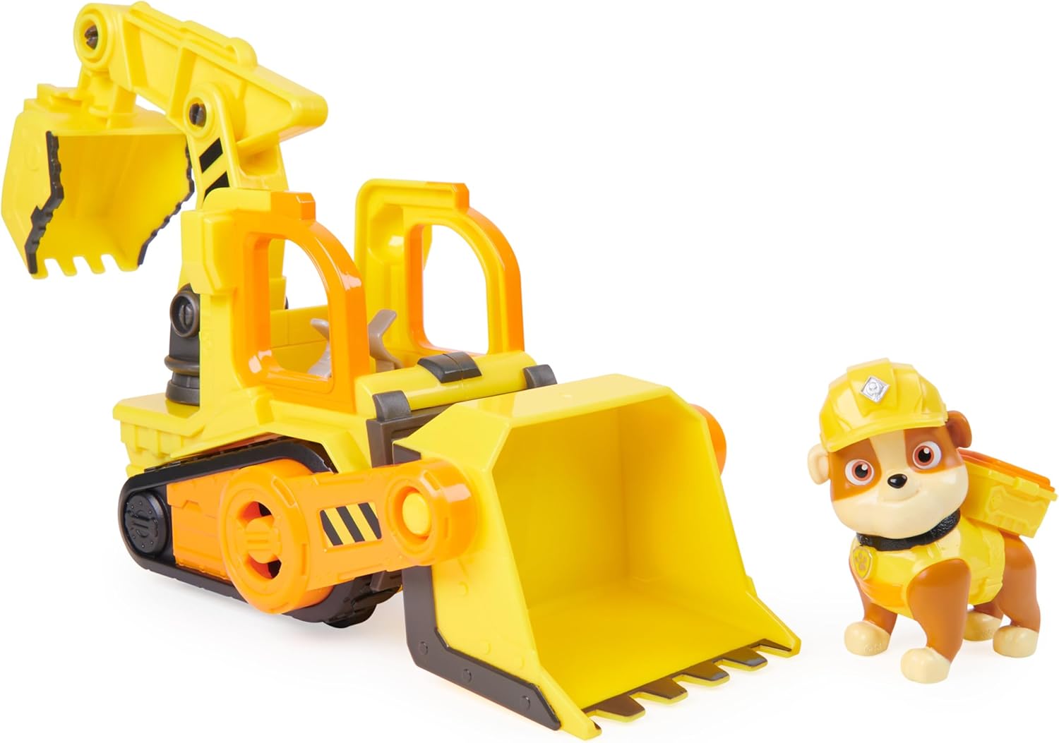 Rubble’s Bulldozer Toy Truck - Movable Parts & Collectible Figure for Ages 3+ 1