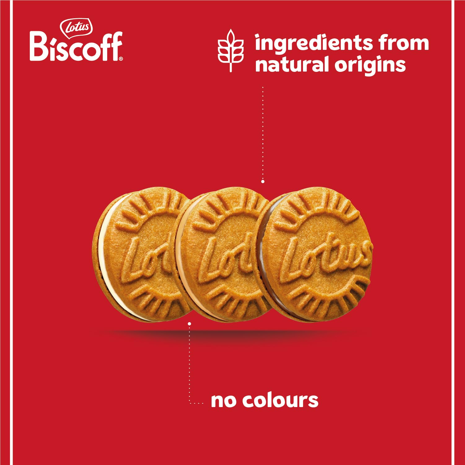 Lotus Biscoff - Sandwich Biscuits Variety Pack - 3 Flavours - 6 Rolls (90 Cookies) 3