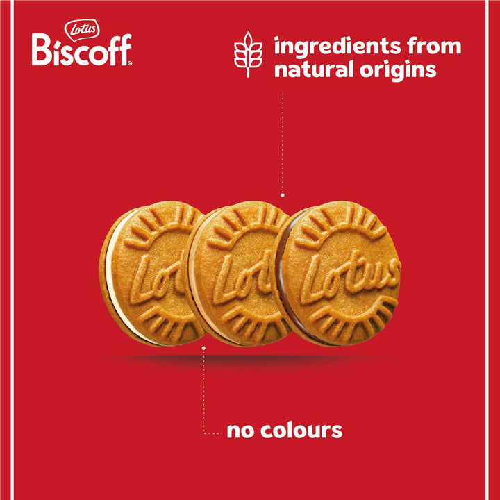 Lotus Biscoff - Sandwich Biscuits Variety Pack - 3 Flavours - 6 Rolls (90 Cookies)