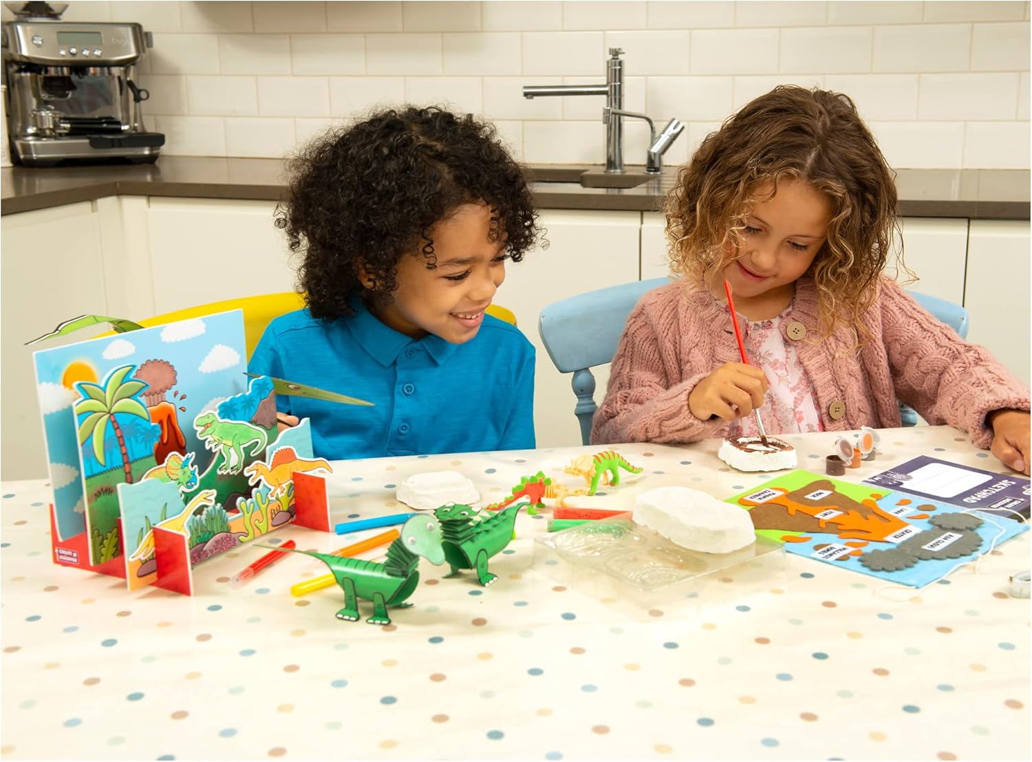 Galt Dino Craft Kit - Educational STEAM Craft Set for Kids Ages 5-10