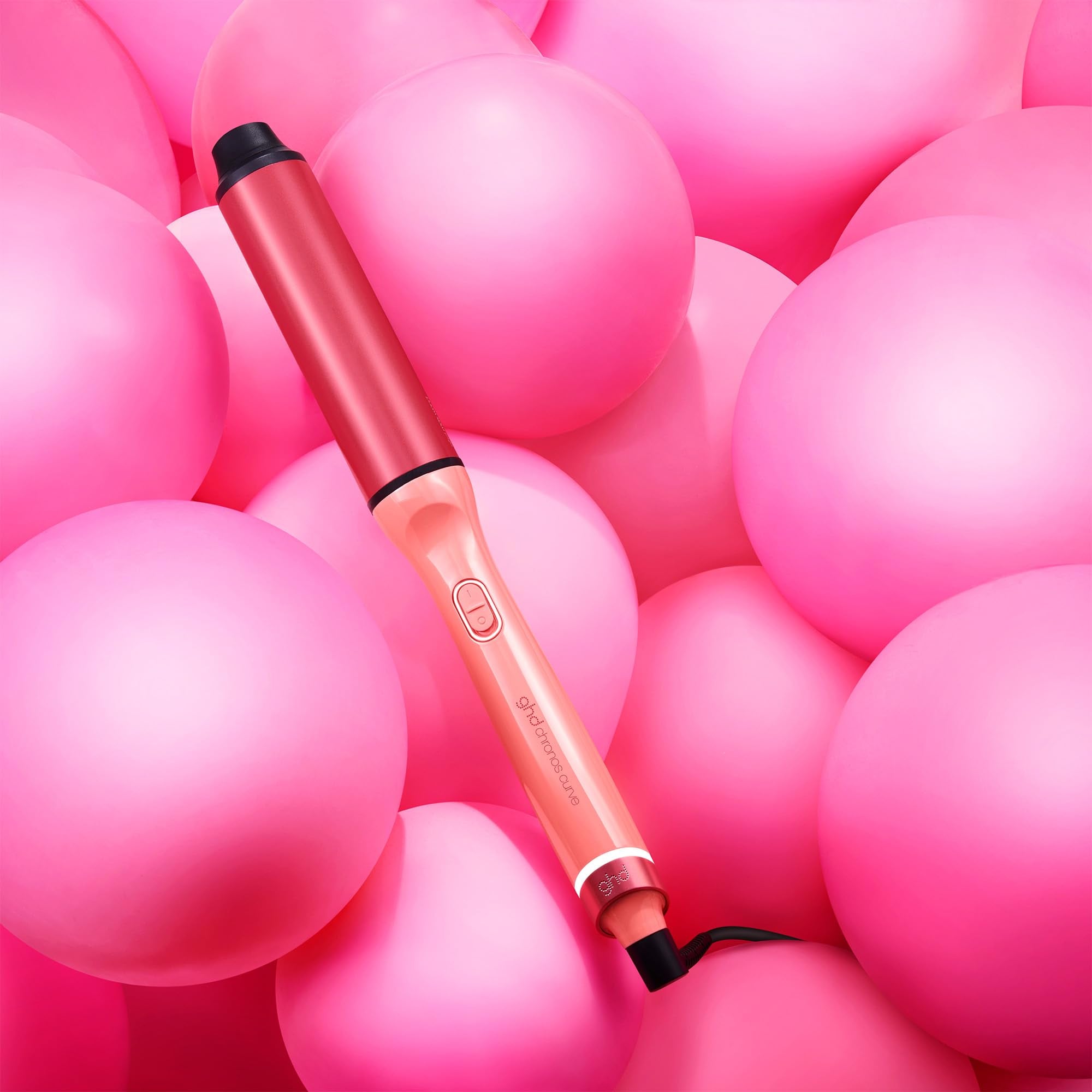 ghd Chronos Curve Max Wand - 38mm Barrel | Candy Coral Limited Edition | 2x Faster Styling 6