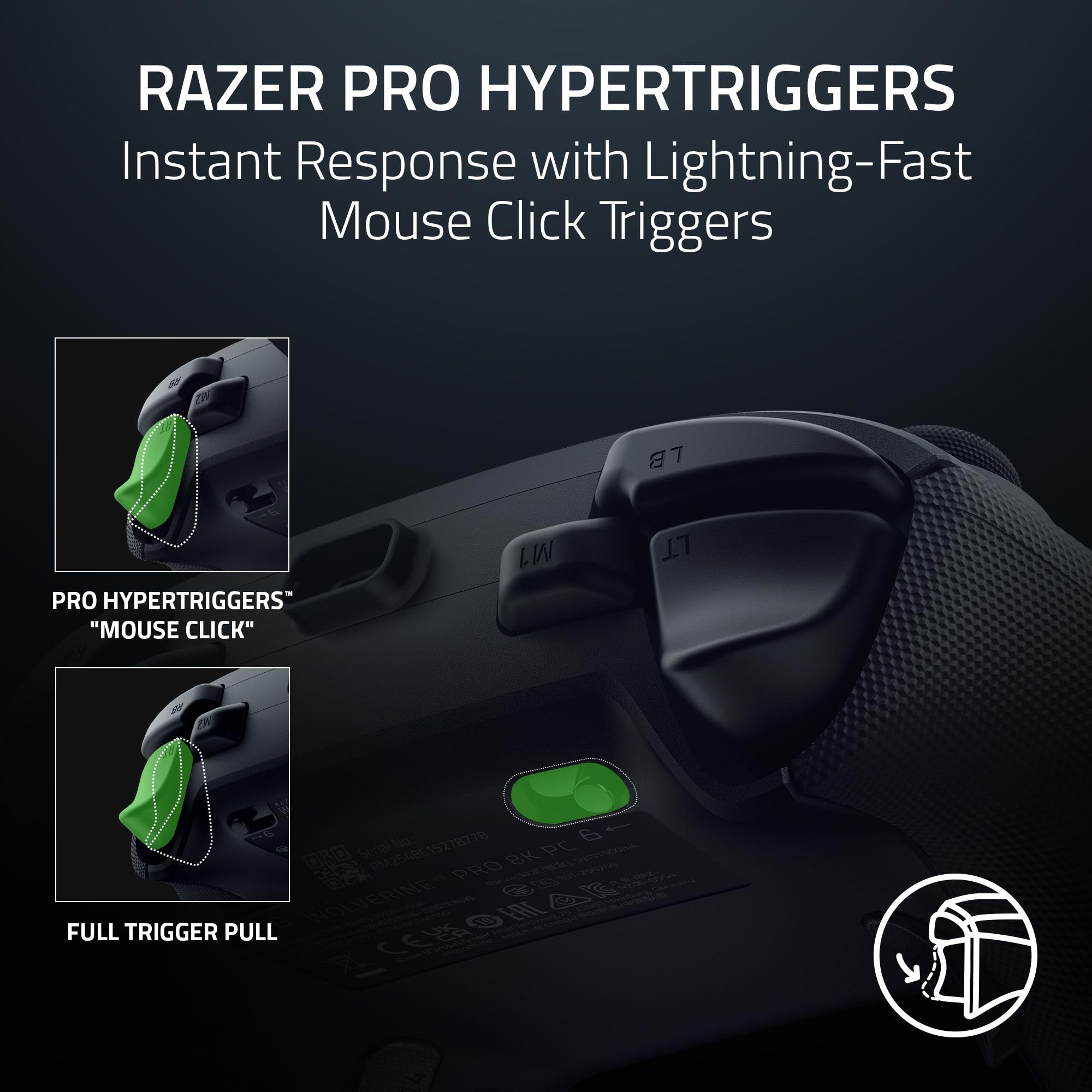 Razer Wolverine V3 Pro 8K PC - Wireless Esports Controller for PC 7