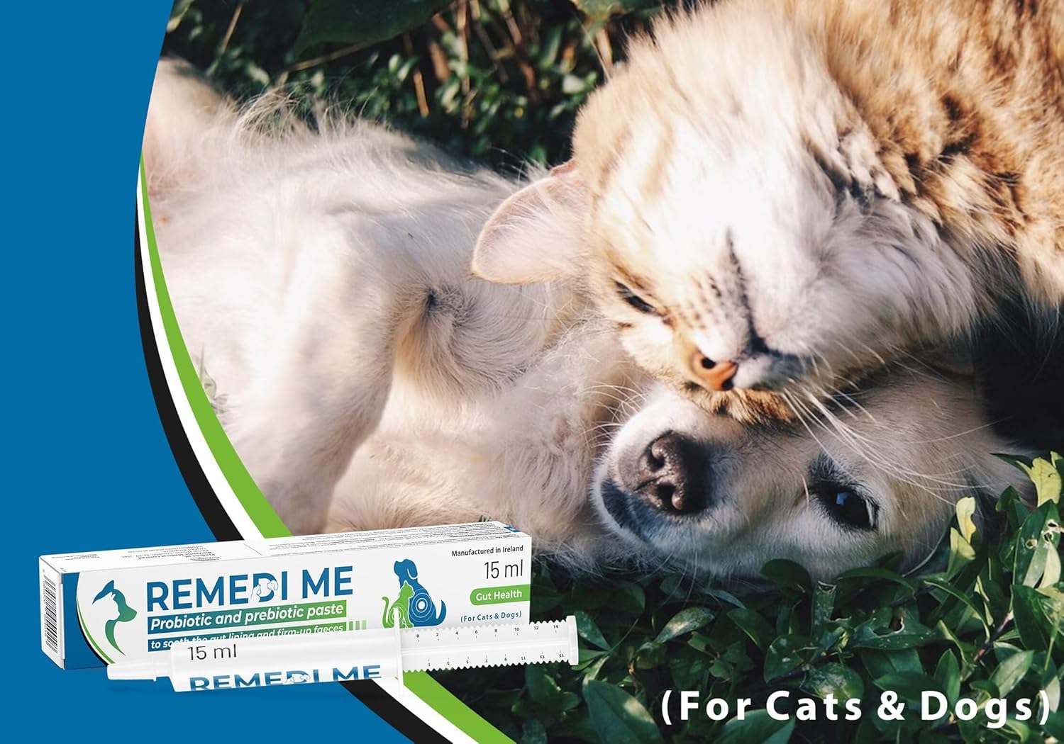 Remedime Probiotic & Prebiotic Paste for Dogs and Cats - 15ML Gut Health Support 8