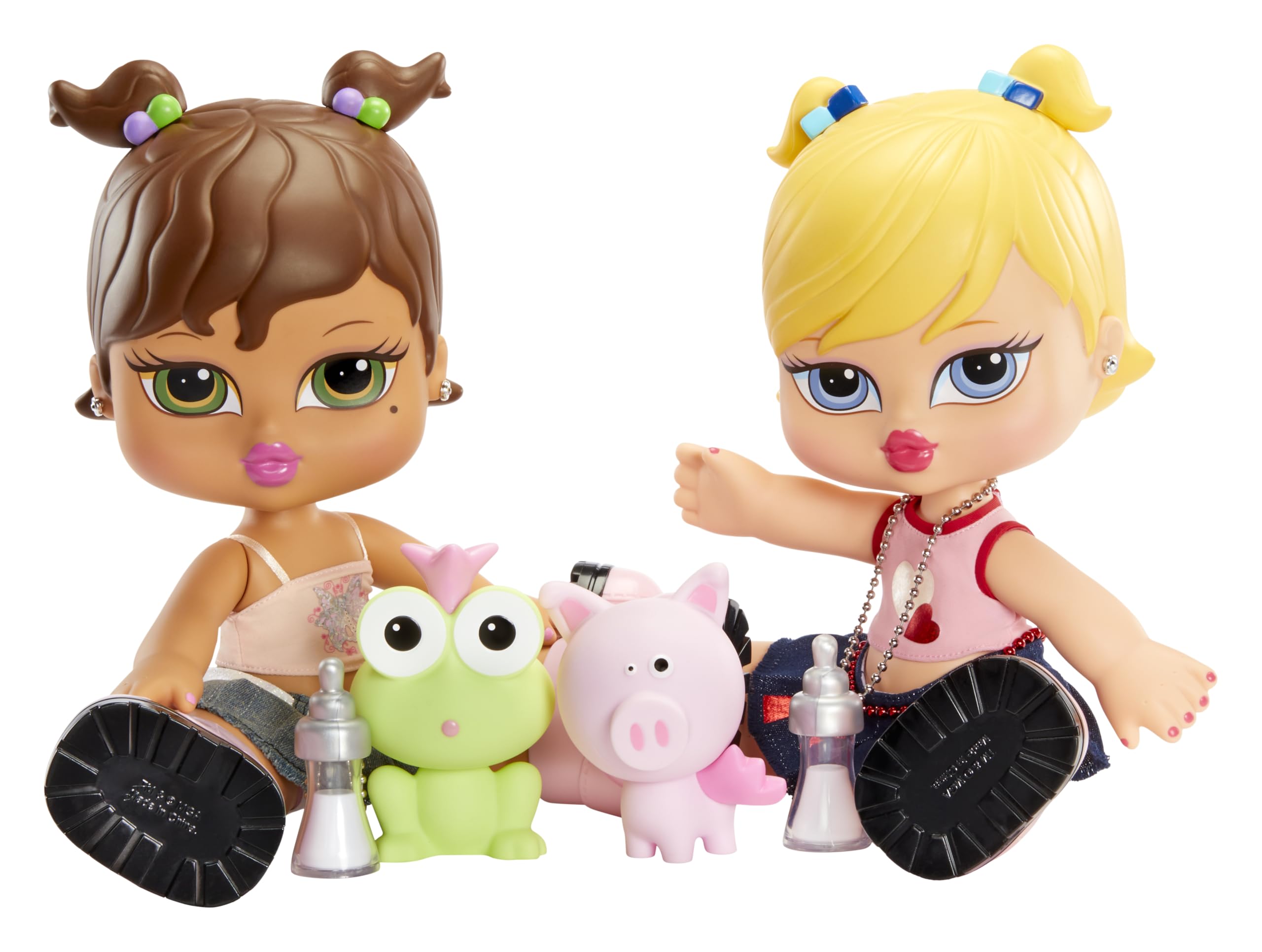 Bratz Big Babyz Yasmin - 34cm Collectible Doll with Pet & Bottle, Pink Fashion Outfit 17