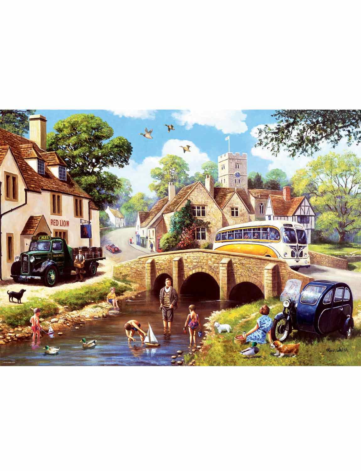 Ravensburger Day by The River 1000 Piece Jigsaw Puzzle for Adults and Kids 12+