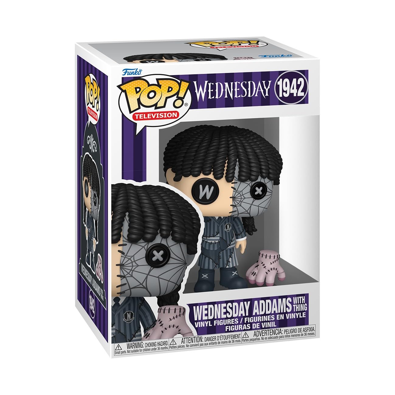 Funko POP! & Buddy: Wednesday with Thing - Wednesday Addams Vinyl Figure 1
