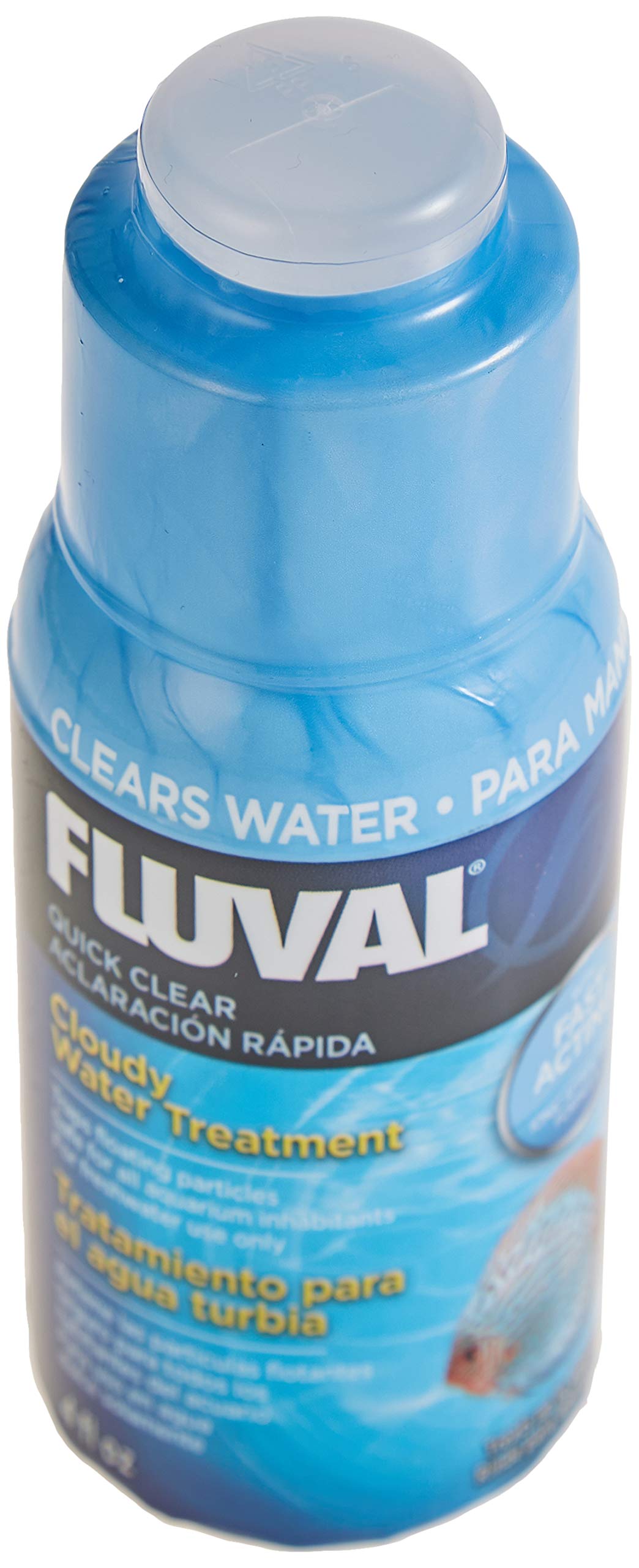 Fluval Quick Clear Water Treatment for Freshwater Aquariums | Clears Cloudy Water in 1-3 Hours | 120ml Liquid 3