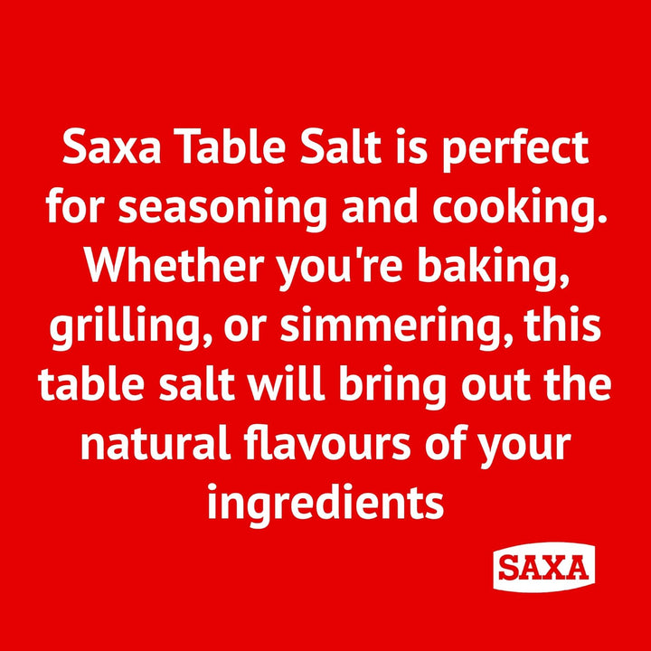 Saxa Sea Salt Coarse for Cooking & Grinding, 350g Drum