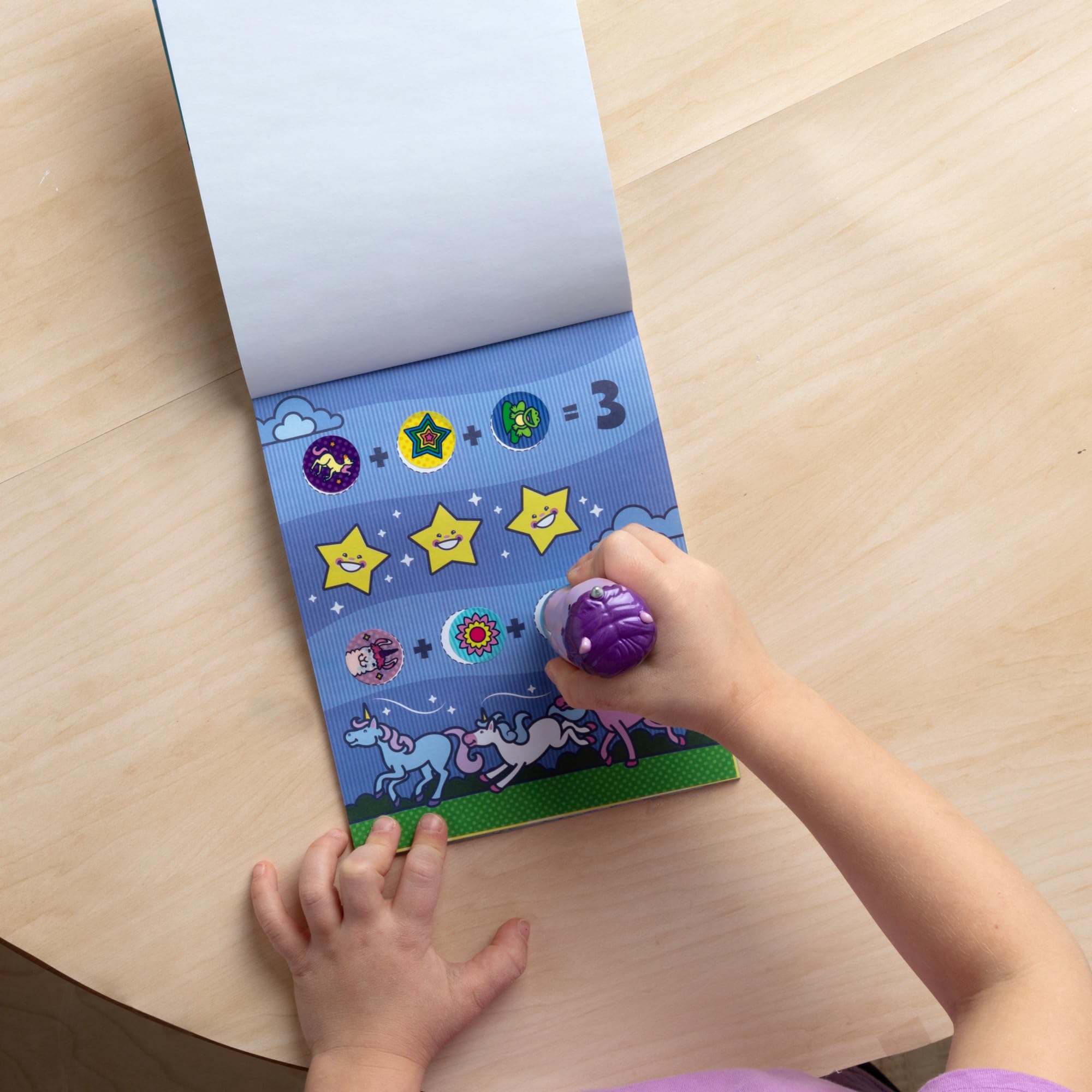 Melissa & Doug Sticker WOW! Activity Pad and Stamper - 300 Fantasy Stickers | Mess-Free Play 7