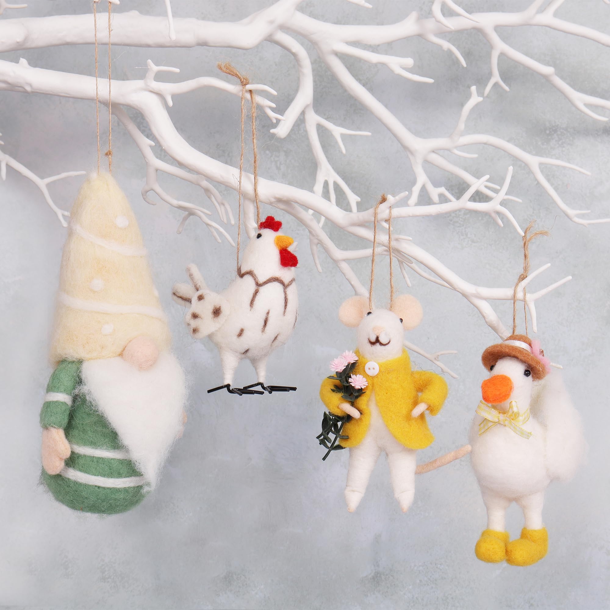 Trimits Needle Felting Craft Kit - Flower Mouse Design for Beginners 12