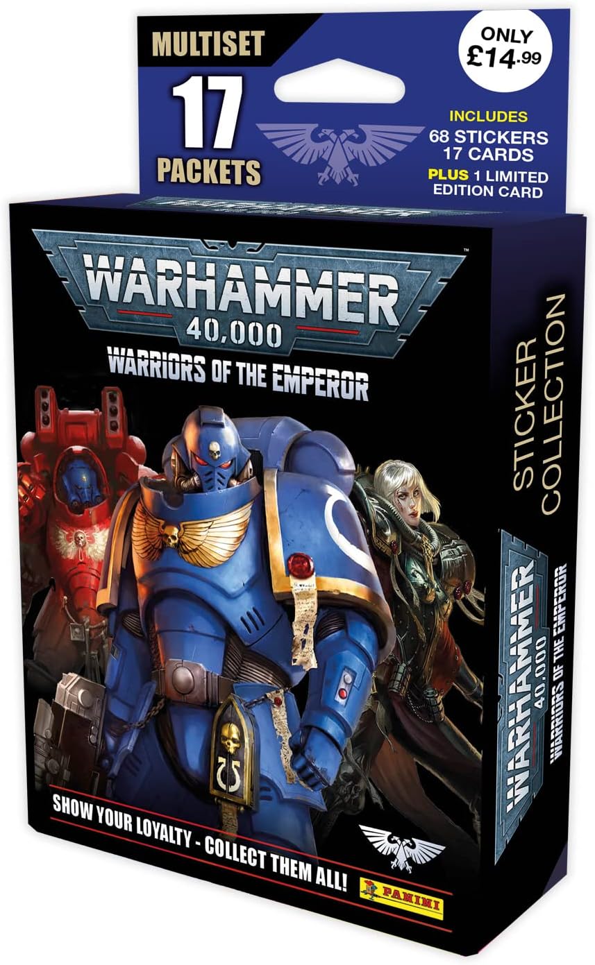 Warhammer 40,000: Warriors of the Emperor Sticker Collection Mega Multiset by Panini