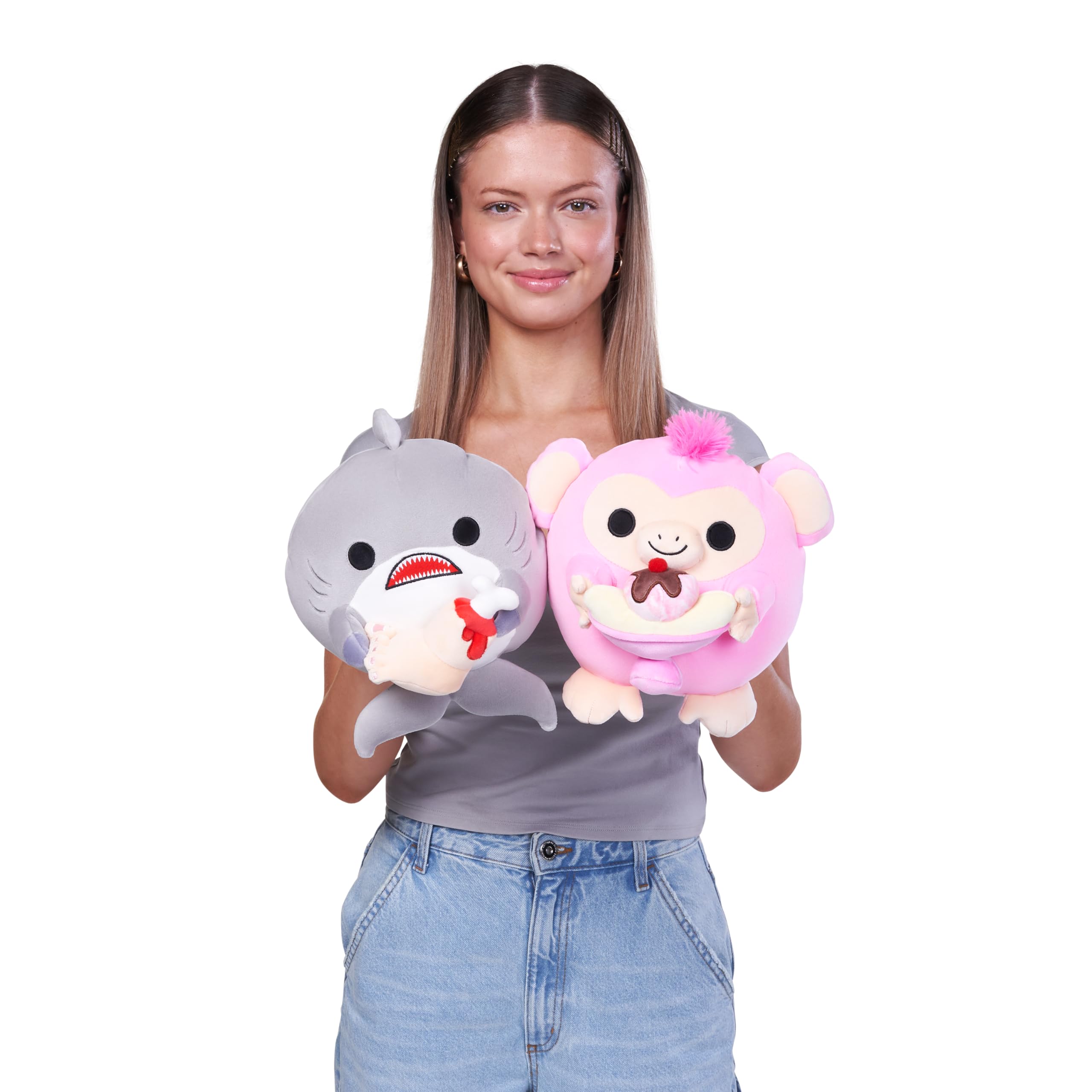Snackles Series 1 8-inch Plush (EVA) by ZURU - Soft Squeezable Collectible with Snack Accessory 3