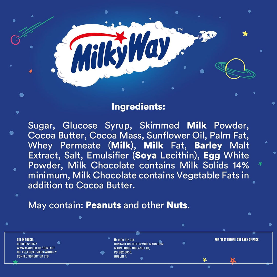 Milky Way Milk Chocolate & Nougat Bars Bulk Box (28 x 43g)