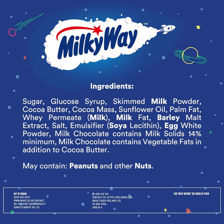Milky Way Milk Chocolate & Nougat Bars Bulk Box (28 x 43g)
