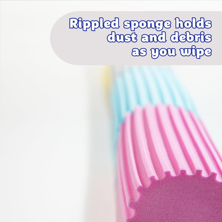 Scrub Daddy Damp Duster - Multipurpose Cleaning Sponge for Blinds, Radiators & Skirting Boards