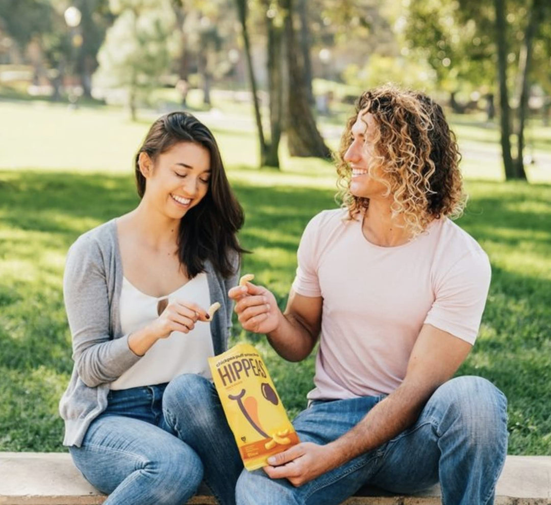 Hippeas Take It Cheesy Chickpea Puffs Vegan Crisps Multipack | 25 x 15g