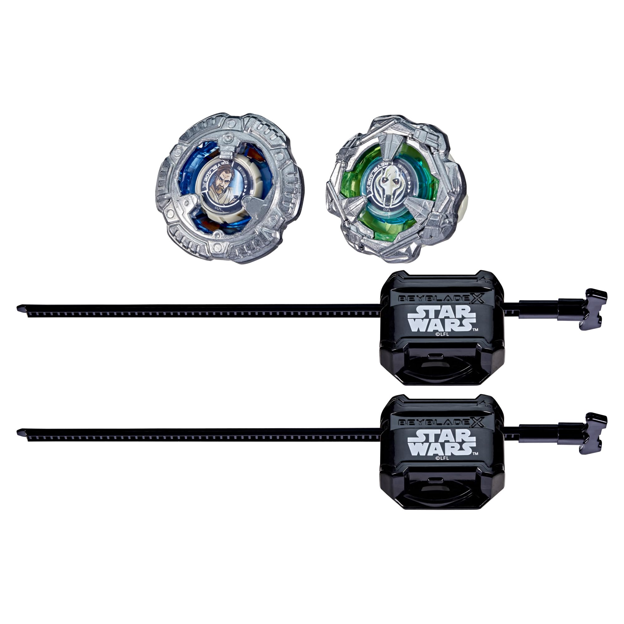Beyblade Beyblade X Obi-Wan Kenobi 4-60P vs General Grievous 3-80HN Star Wars Collab Set
