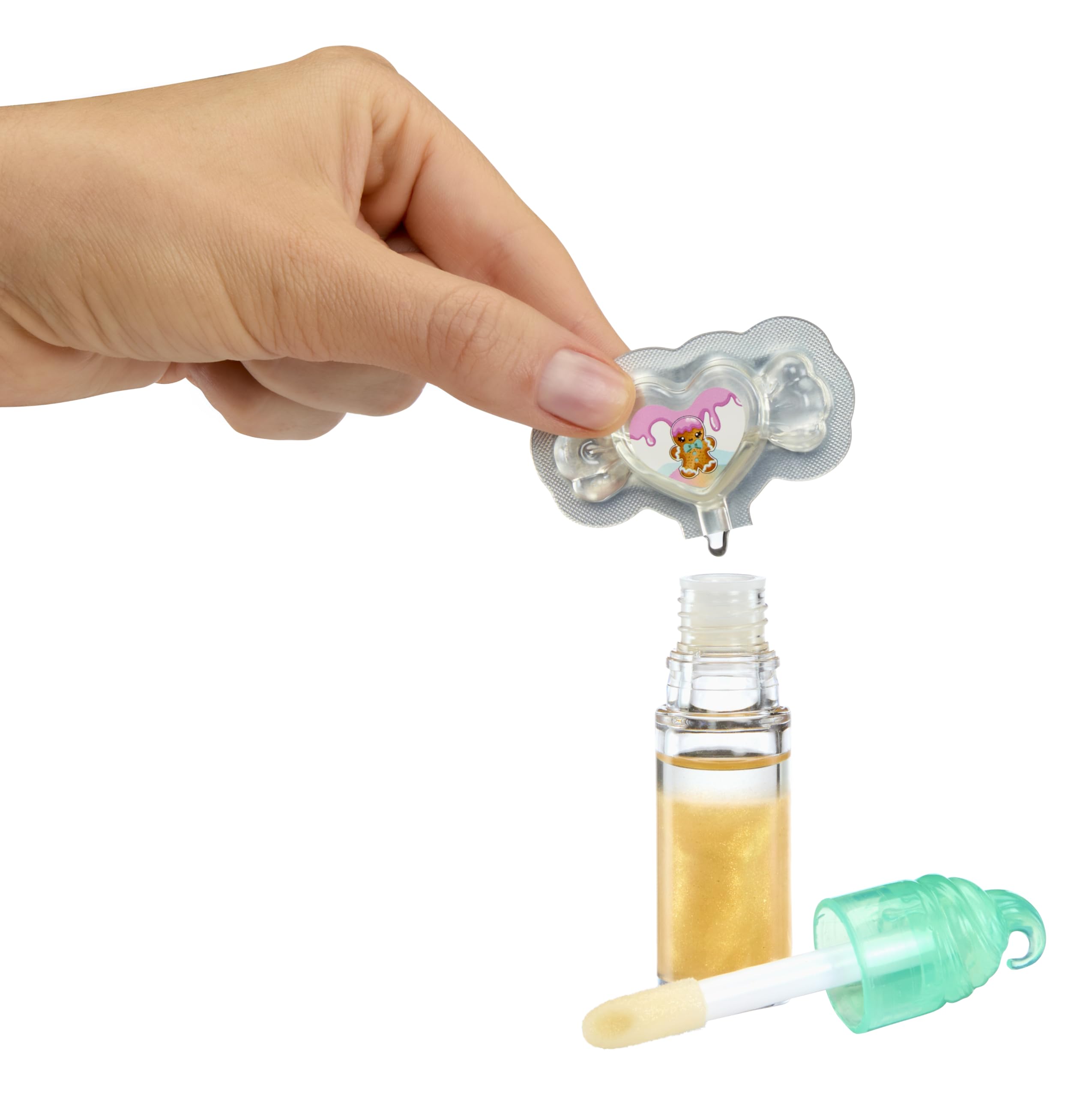 Yummiland Gigi Gingerbread Holiday Doll - Articulated Fashion Doll with DIY Scented Lip Gloss Kit | Ages 4+ 3