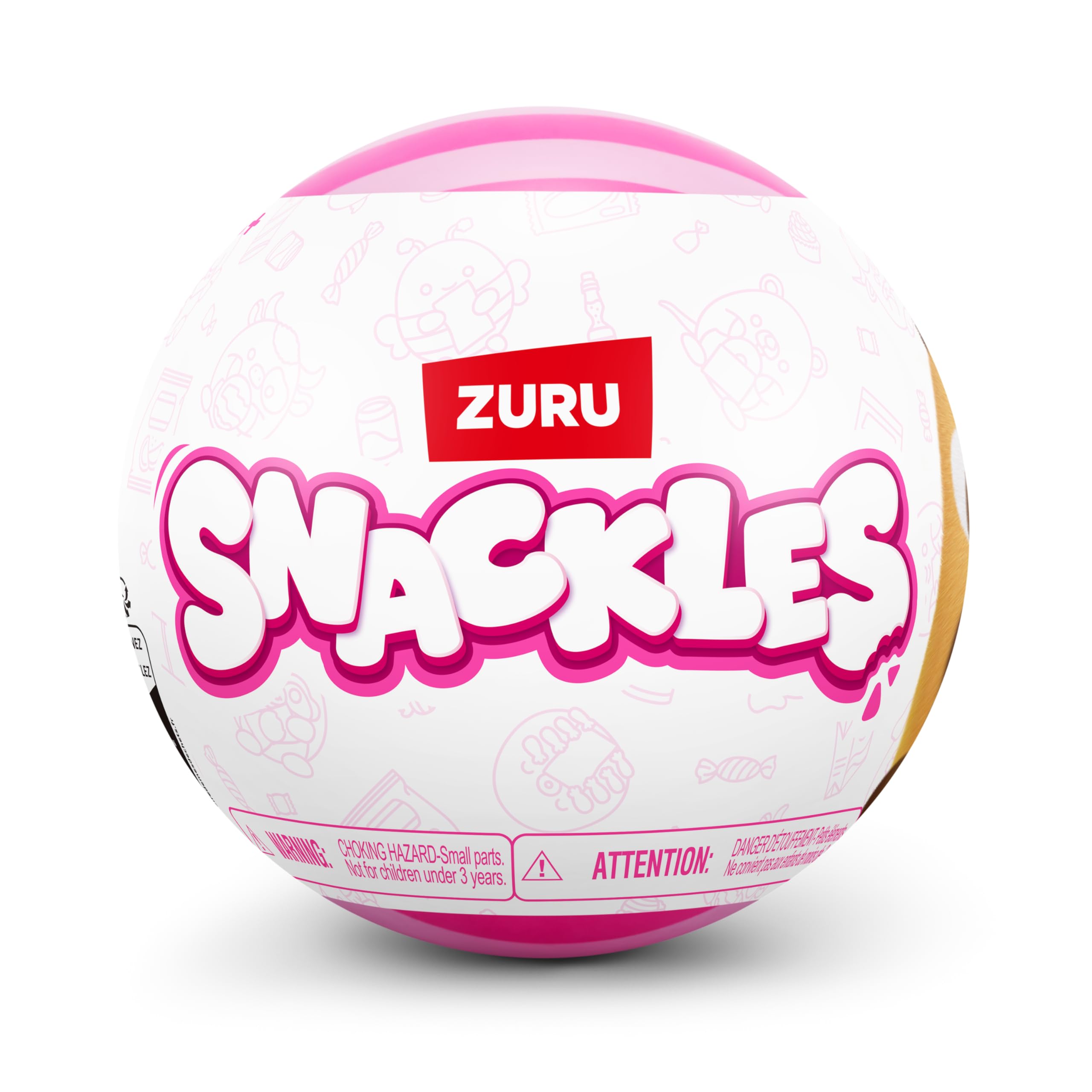 Snackles Series 3 - 5-inch Super-Soft Plush with Snack Accessory by ZURU 2