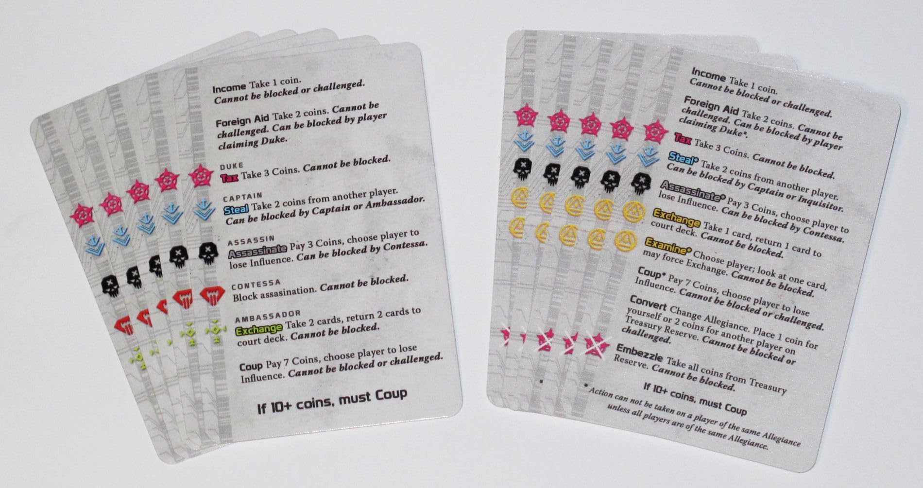 Indie Boards and Cards Coup Reformation 2nd Edition Expansion Card Game | 2-10 Players | 15 Min Playtime