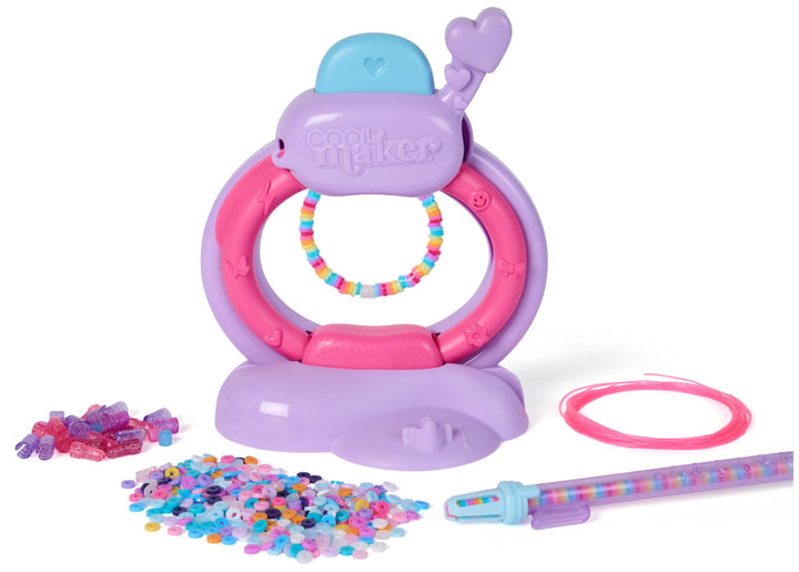 Cool MAKER Stack’d Heishi Studio Bracelet Making Kit - Easy Beading Pen for Kids