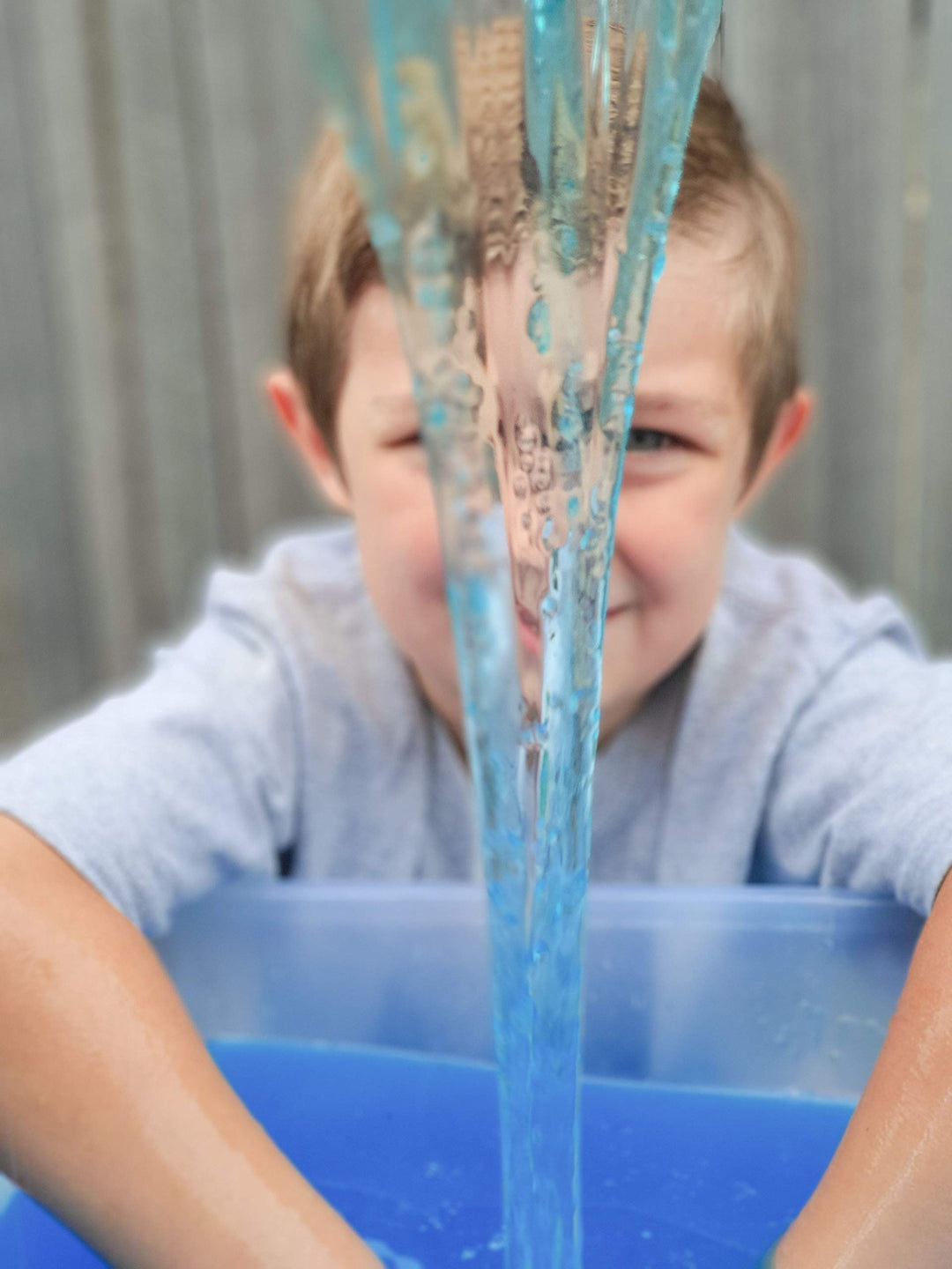 ZIMPLI Slime Play Blue - DIY Slime Kit for Kids, Reusable Sensory Activity Toy