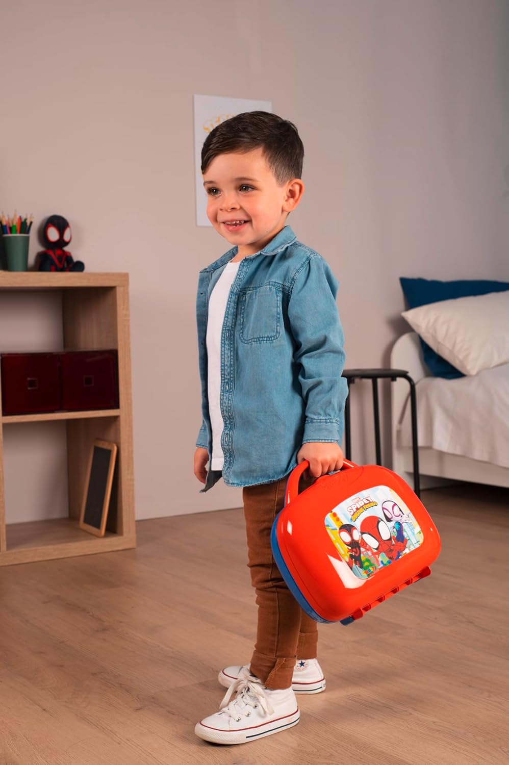 Smoby Spidey and His Amazing Friends Tool Box - Build Spidey's Crawler with Tools & Figure 9