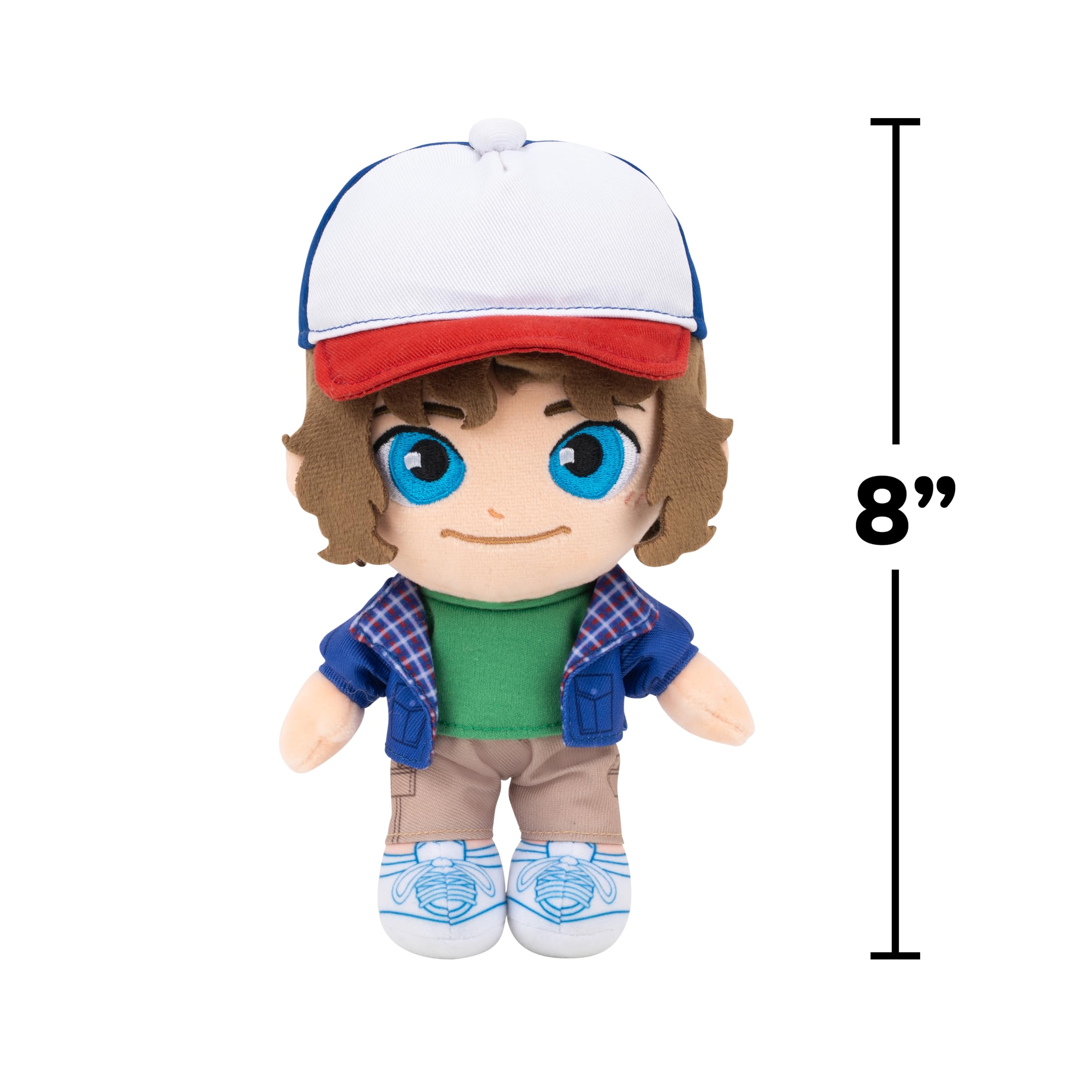 Stranger Things Dustin Henderson Plush - 8-Inch Soft Plush with Special Embroidery 5