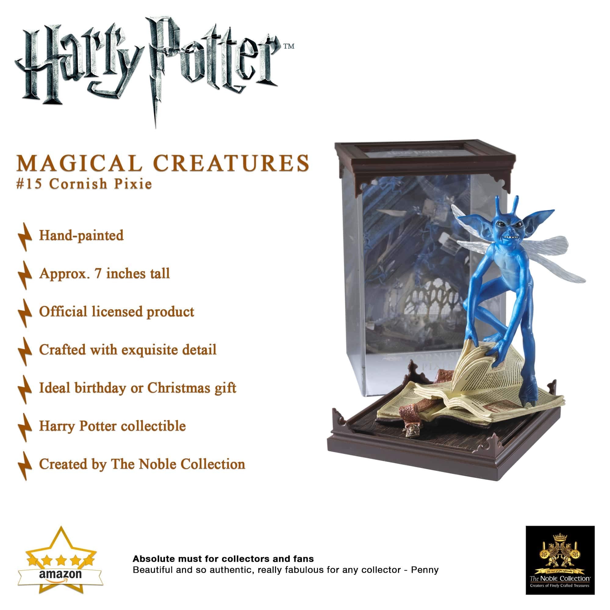 The Noble Collection Magical Creatures - Cornish Pixie Statue 9