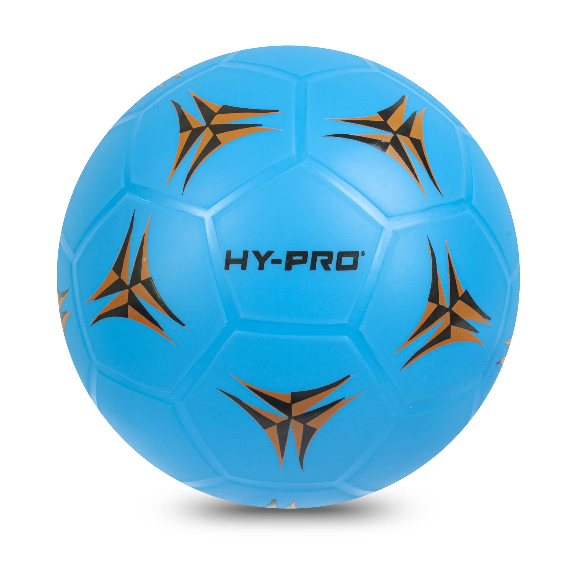Hy-Pro Plastic Football Playground Ball | Size 5 | Blue | For Kids Outdoor Play 1